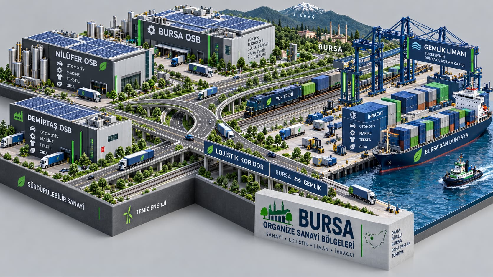 Bursa İli Organize Sanayi Bölgeleri Kapsamlı Sanayi, Lojistik ve Gayrimenkul Araştırma Raporu
