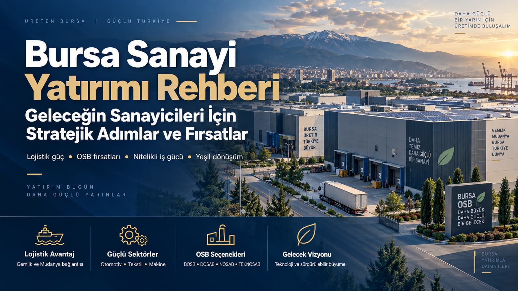 Bursa Sanayi Yatırımı Rehberi: Geleceğin Sanayicileri İçin Stratejik Adımlar ve Fırsatlar